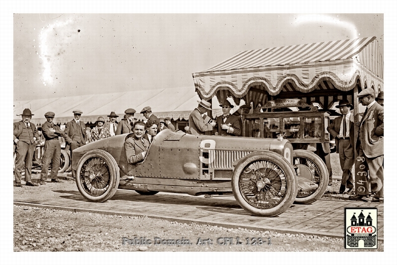 1924 Lyon Delage Robert Benoist #9 3rth Paddock