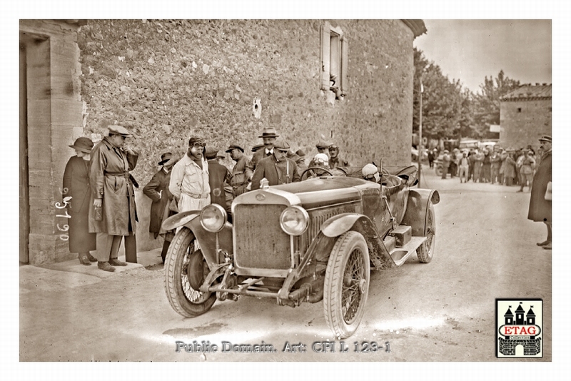 1924 Mont Ventoux Delage Robert Benoist #? Before start