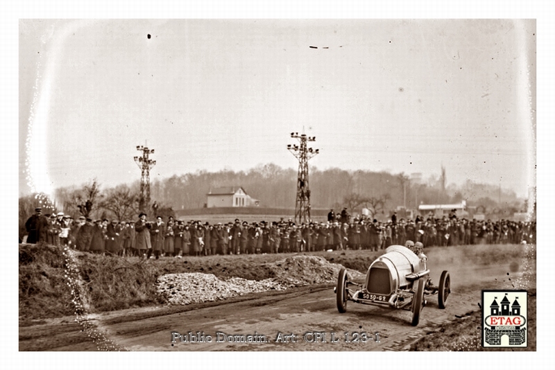 1925 Course Cote Argenteuil Delage Albert Divo #118 Race