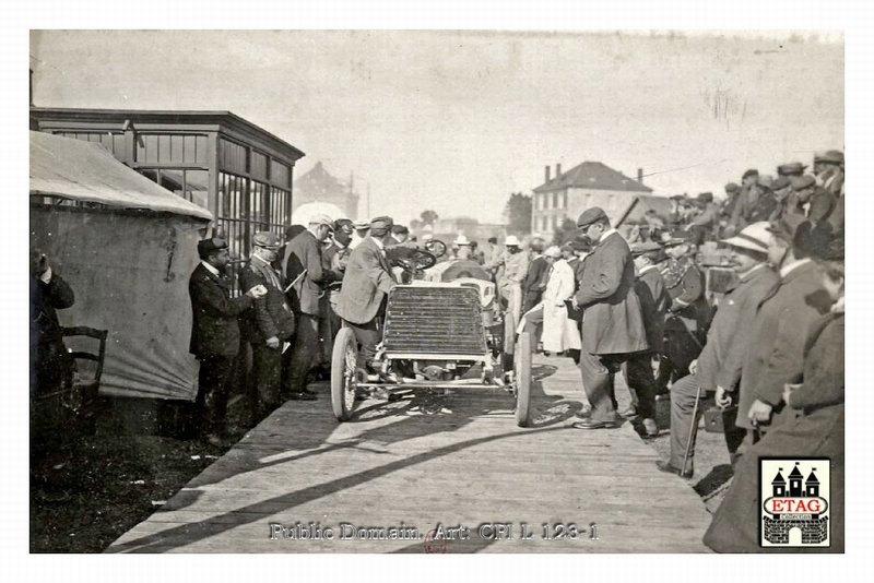 1905 Circuit des Ardennes Darracq Louis Wagner #7 4th Paddo1