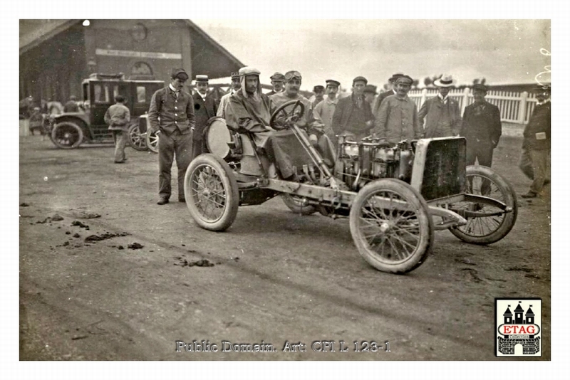 1905 Circuit des Ardennes Darracq Louis Wagner #7 4th Paddo2