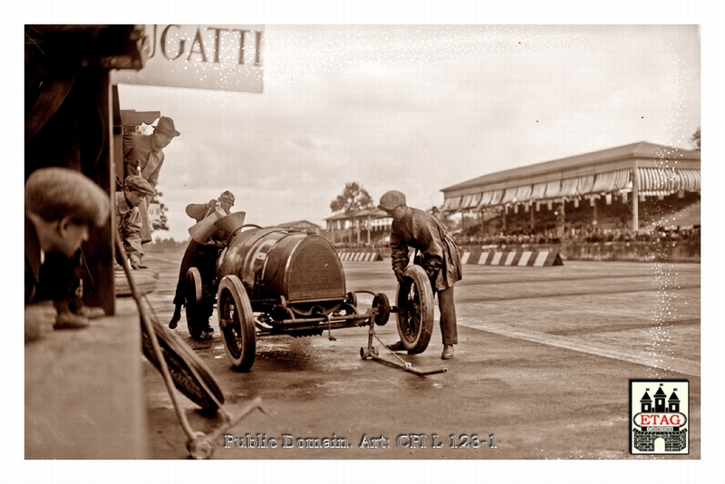 1922 Monza Bugatti Vizcaya #16 3th Pits stop refuelling