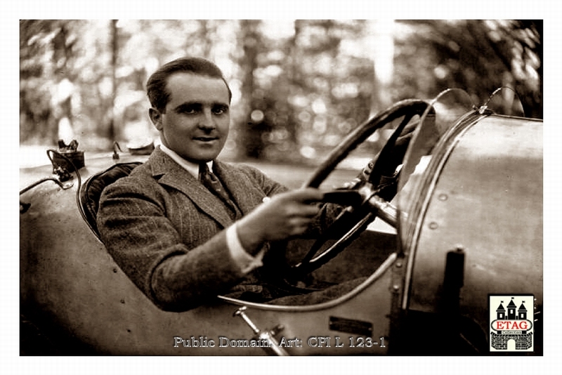 1922 Strasbourg Bugatti Vizcaya #12 2nd Portrait