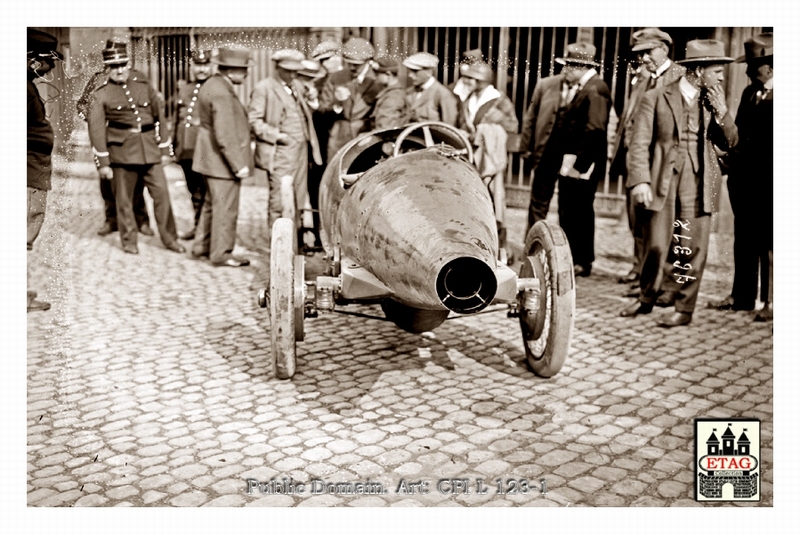1922 Strasbourg Bugatti Vizcaya #12 2nd Back car