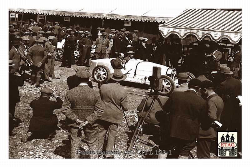 1924 Lyon Bugatti Chassagne #7 7th Paddock Ettore Bugatti2