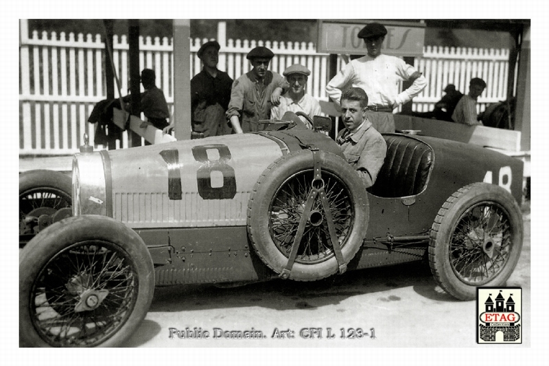 1926 La Sarthe Minoia #18 Paddock