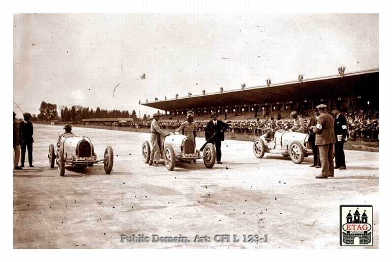 1926 Miramas Bugatti Constantini #8 NC Start