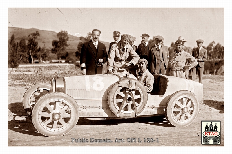 1926 Targa Florio Bugatti Goux #18 3rth Paddock