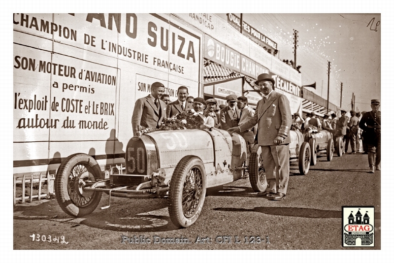 1928 La Sarthe Bugatti Dubonnet #50 1st Winner