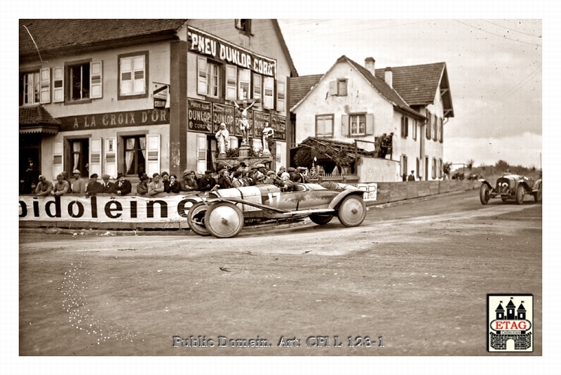 1922 Strasbourg Voisin Piccioni #17 Race Pass town