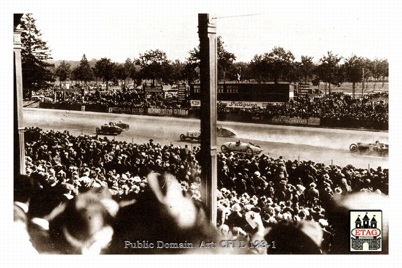 1923 Monza Voisin Silvani #3 Dnf Race Pass Grandstand