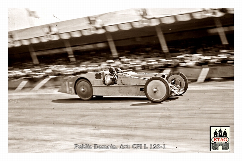 1923 Tours ACF Voisin Rougier #15 Dnf19laps Pass Grandstand