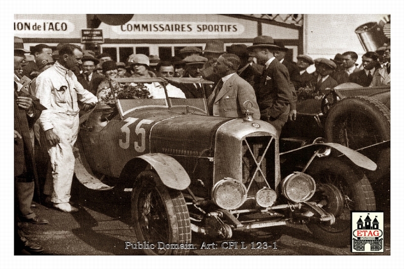 1926 La Marne Reims Salmson Lombard #35 Paddock