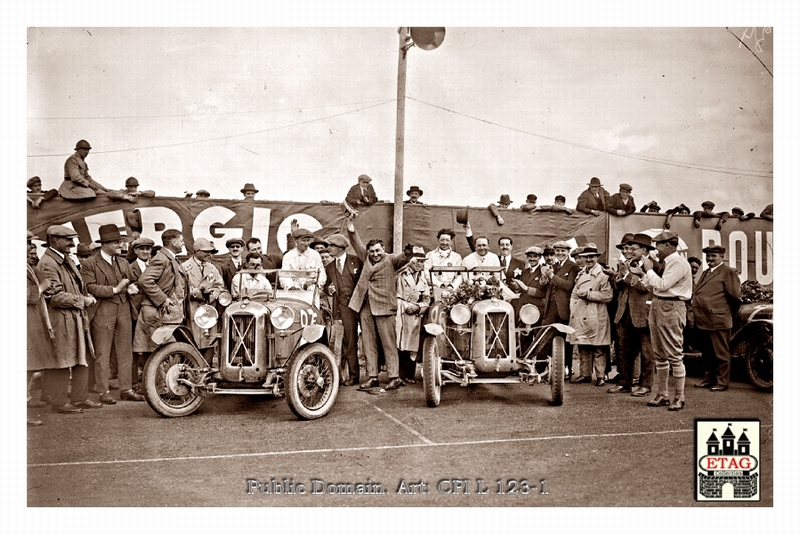 1927 Le Mans Salmson Victor & Hasley #25 3rth start paddock