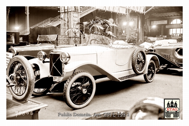 1922 Grand Palais Paris Salmson Chassis 10 Hp 4 Cyl Torpedo