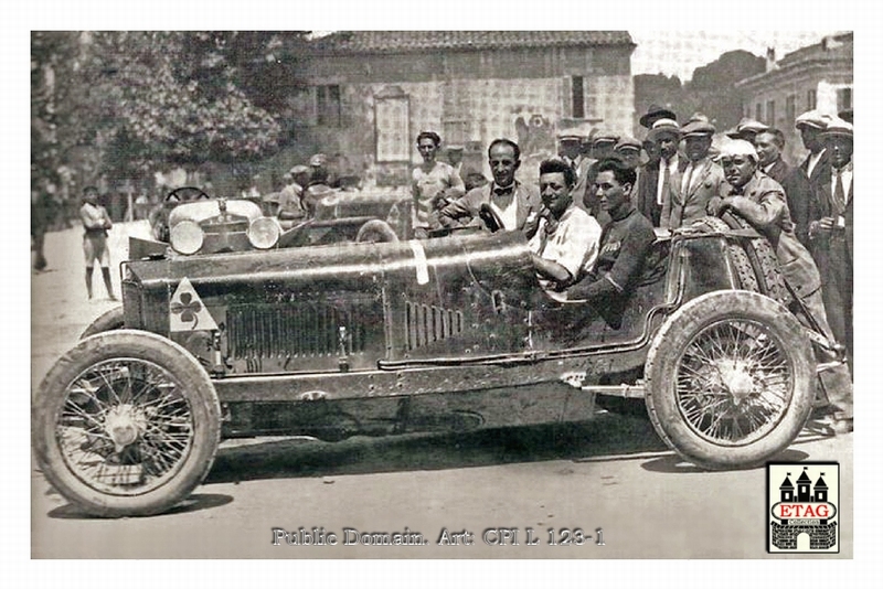 1924 Coppa Acerbo Alfa Enzo Ferrari #1 1st Paddock
