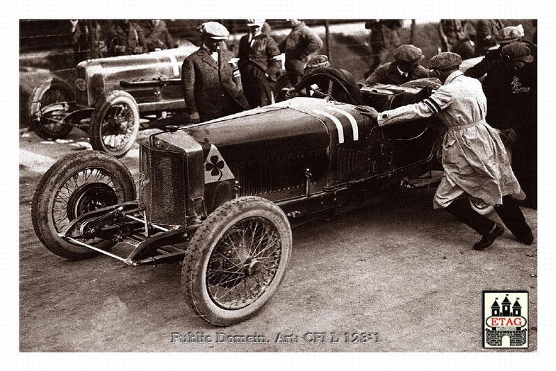 1924 Targa Florio Alfa Masetti #11 2nd Paddock