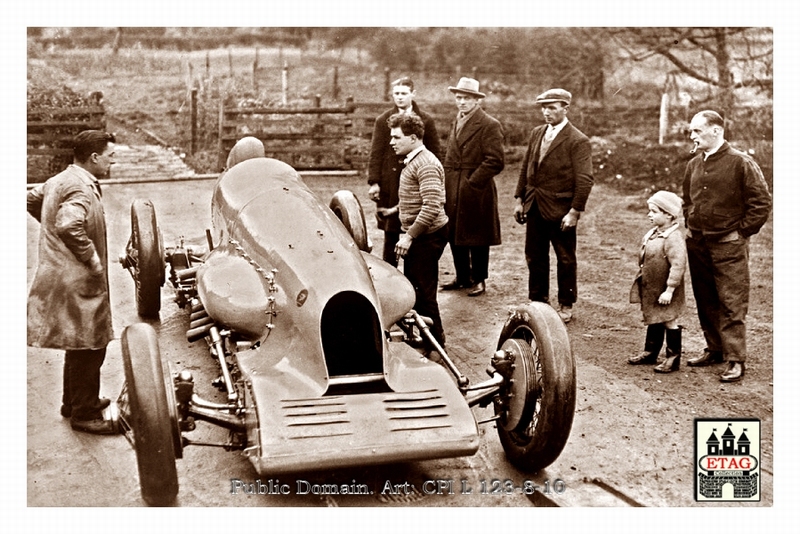 1926 Pendine Sands Blue Bird Campbell record car2 Outside
