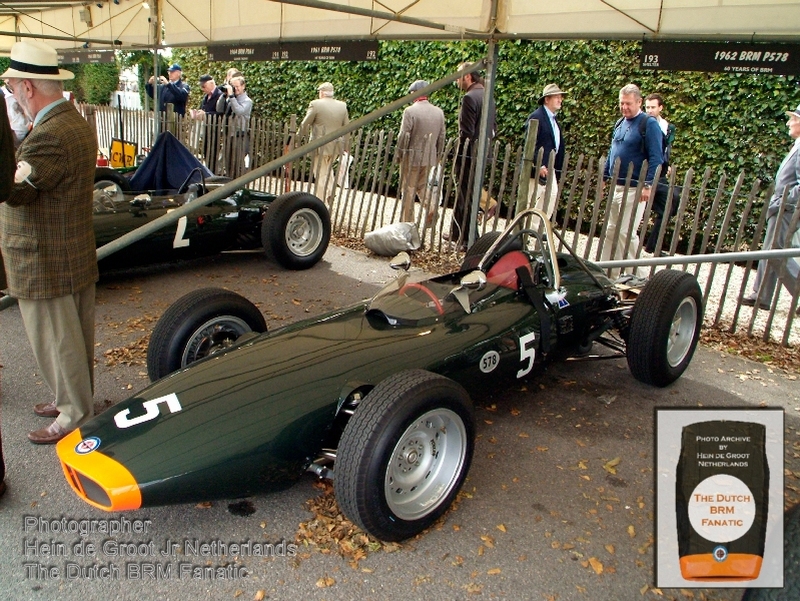 2010 Goodwood Revival 1962 BRM P578 Stand #5