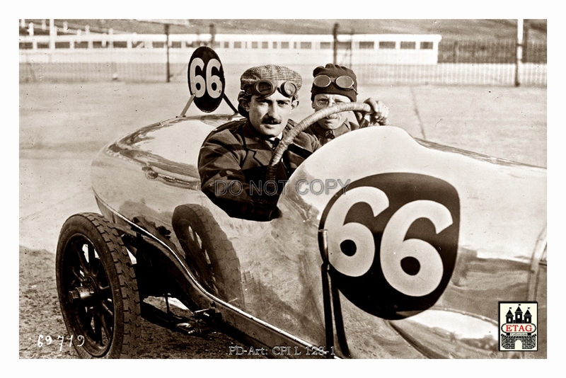 1921 Brooklands Aston Zborowski #66 10th Portrait