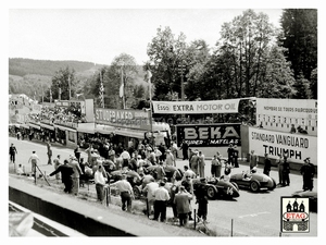 1953 Francorchamps Gordini Maurice Trintignant #18 Start3