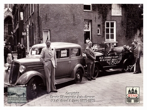 1935 Chevrolet Rally Tilburg - Den Bosch Sint Jan Kerk