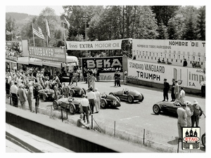 1953 Francorchamps Gordini Maurice Trintignant #18 Start1