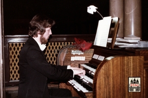 1982 (35) Joachim kerk Harry Swinkels aan het orgel