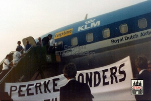 1982 (04) KLM Peerke Donders Vertrek Rotterdam Spandoek