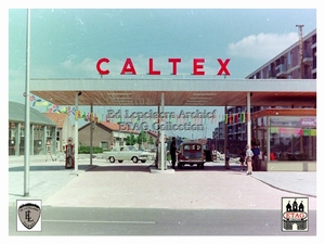1962 Westermarkt Caltex benzine station
