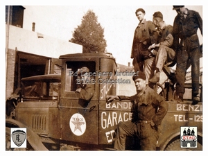 1932 Personeel Studebaker Takelwagen Jan Bax aan stuur
