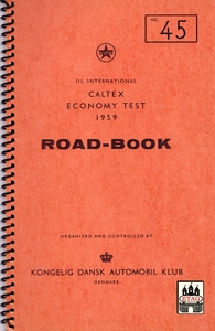 1959 KDAK Caltex Economy (1) Lepelaers Start #45 Road Book