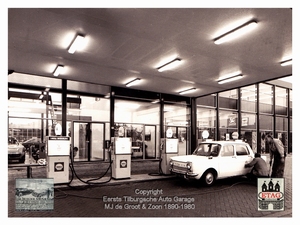 1968 Lage Witsiebaan 78 Tilburg (1) Shell benzine pomp