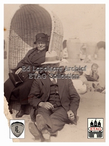 1924 Opa & Oma Eduard Lepelaers Strand Scheveningen
