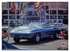 1973 Knokke Belgie Corvette Hotel La Reserve & Casino