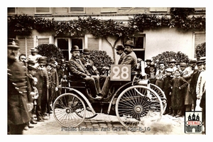 1894 Paris Rouen Peugeot A.Doriot #28.Finished 3rth