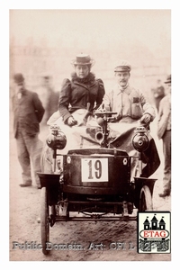 1898 Paris Bordeaux Richard Mme Richard #19.5th In car