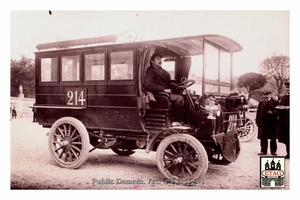 1902 Concours L`Alcool Dietrich Sommier #214 Paddock Truck