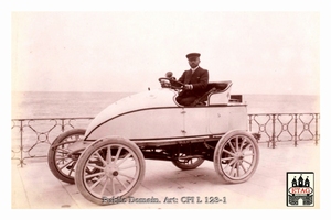 1902 La Turbie Serpollet Leon Serpollet #? In car (3)