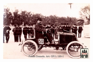 1902 Course de Vitesse Renault Comier #50 Paddock