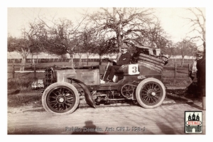 1901 Course Cote Gaillon Napier Edge #3 In car