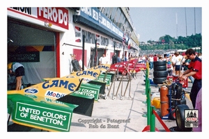 1992 Imola Italie Ford Benetton Schumacher #19