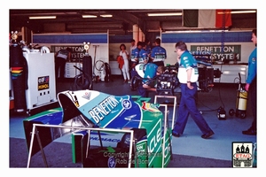 1993 Imola Italie Ford Benetton Schumacher #5 Cockpit part2
