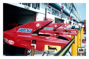 1992 Imola Italie Ferrari Jean Alesi #27 Cockpit part