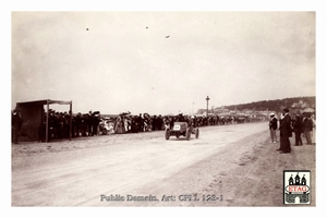 1902 Coupe Deauville Clement Henri Tart #60 Pass Grandstand