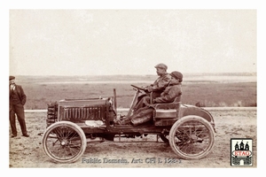 1902 Coupe Deauville Darracq Edmond #68 Paddock