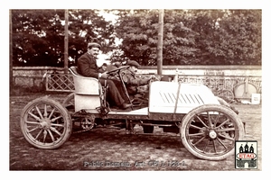 1902 Course Cote Gaillon Mors Gabriel #158 Paddock
