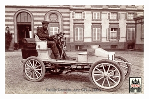 1902 Coupe Deauville Serpollet Le Blon #106 Paddock
