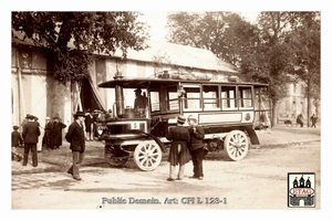 1899 Concours Poids Lourds Dion Bouton Driver? #5 Omnibus