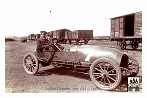 1904 Circuit Ardennes Clement Renee Hanriot #7 Dnf 4 laps